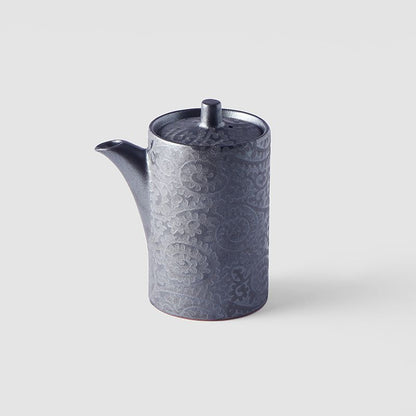 Soy Pot 125ml Black Scroll Glaze - Image 4
