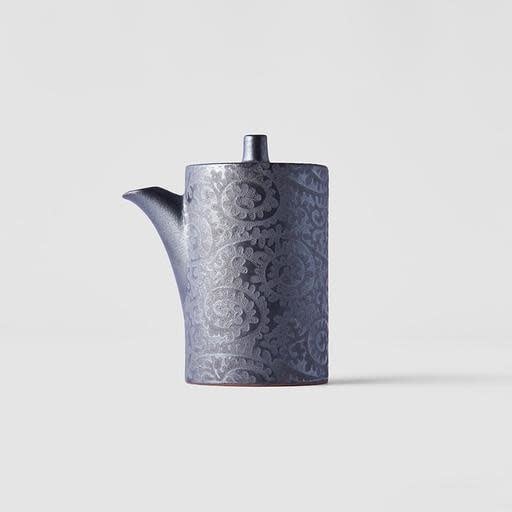 Soy Pot 125ml Black Scroll Glaze - Image 5