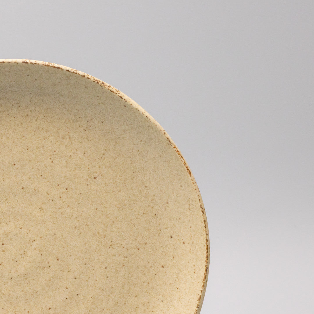 Plate Dinner Organic Shape 24cm Sand Fade Glaze - Image 3