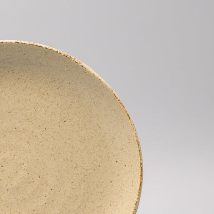 Plate Dinner Organic Shape 24cm Sand Fade Glaze - Image 3