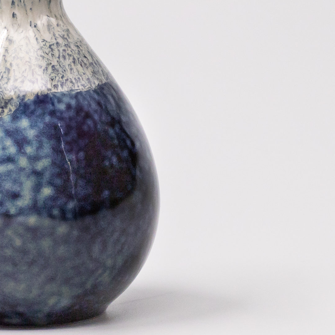 Sake Jug 180ml Denim Drip Glaze - Image 2