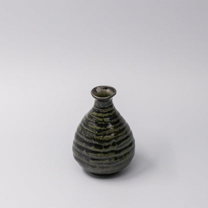 Sake Jug 350ml Moss Black Glaze