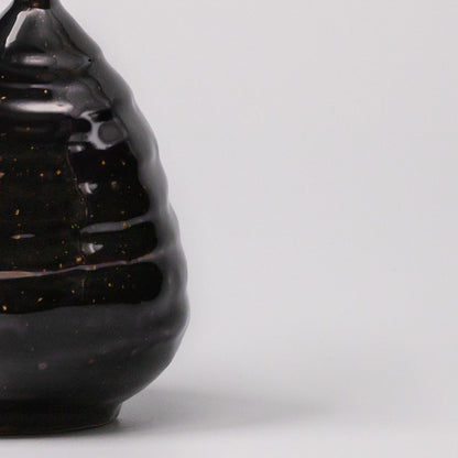 Sake Jug 350ml Tenmokku Glaze - Image 3