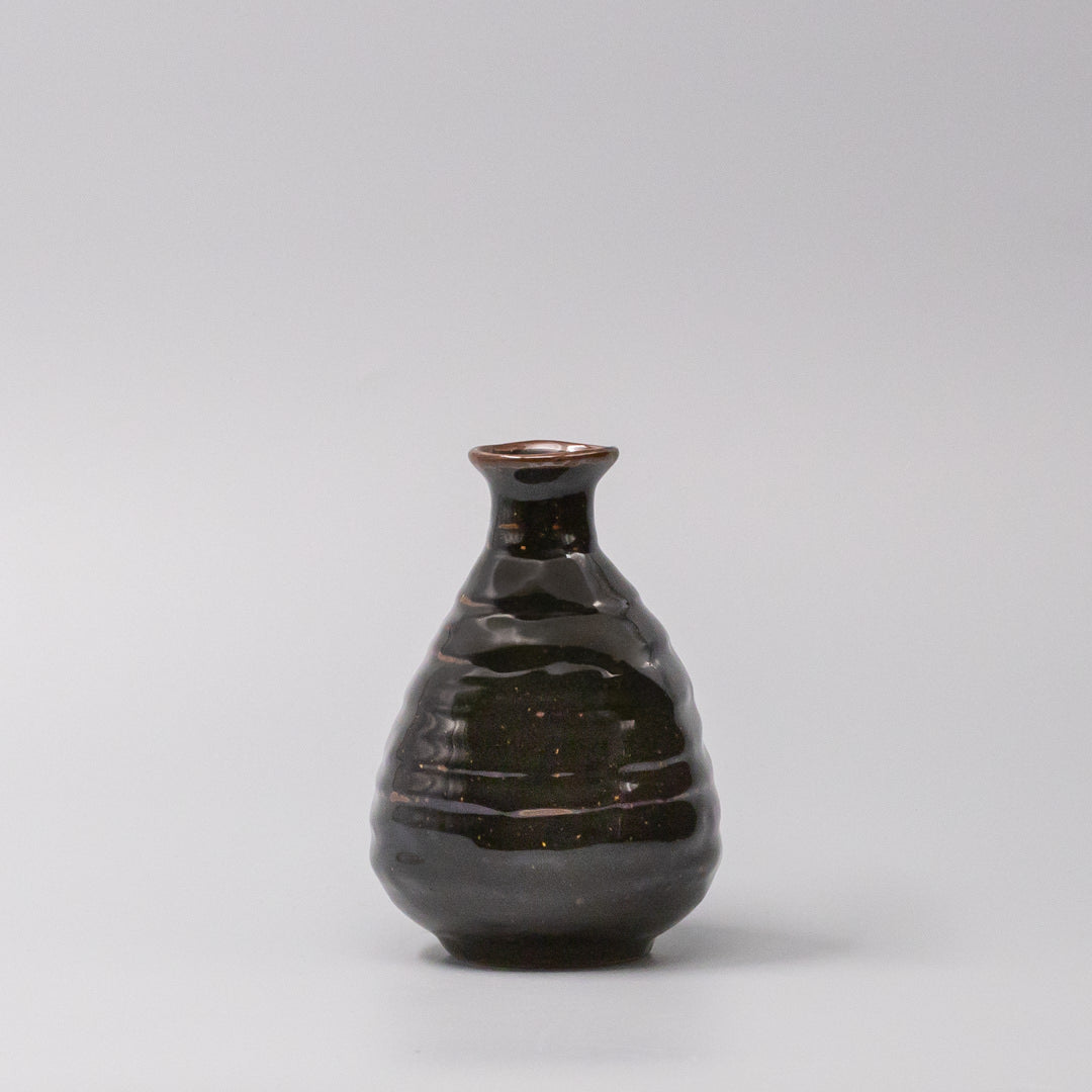 Sake Jug 350ml Tenmokku Glaze - Image 4
