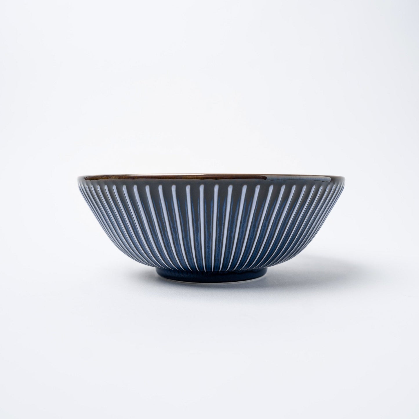 Bowl 21cm Navy Sendan Glaze - Image 2