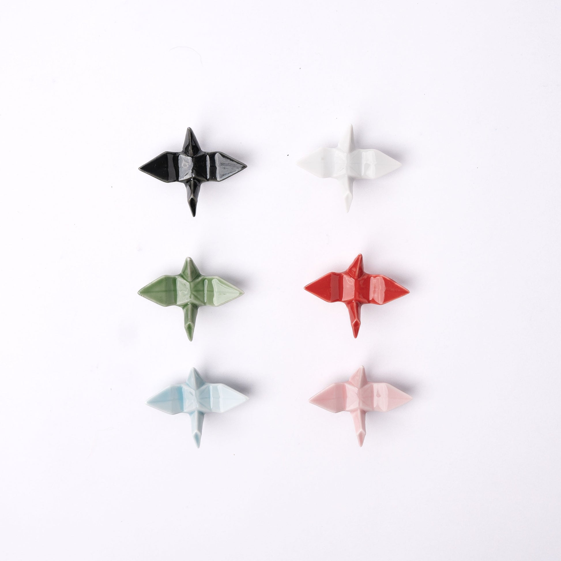 Chopstick Rest Origami Crane Black - Image 3
