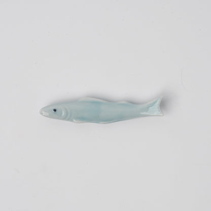 Chopstick Rest Ice Blue Mackerel