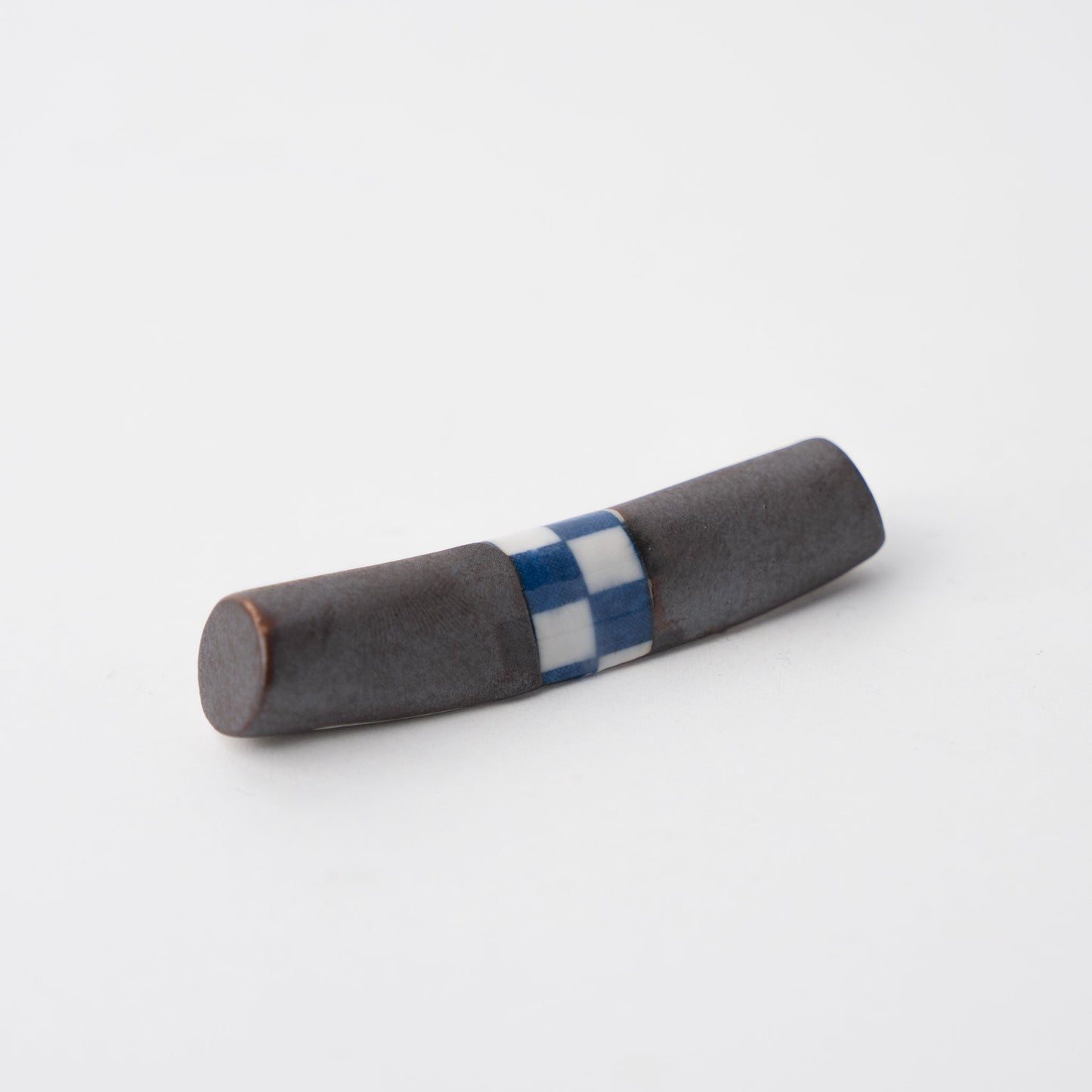 Chopstick Rest Cylinder Checker Black - Image 2