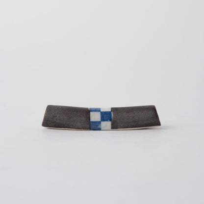 Chopstick Rest Cylinder Checker Black - Image 3