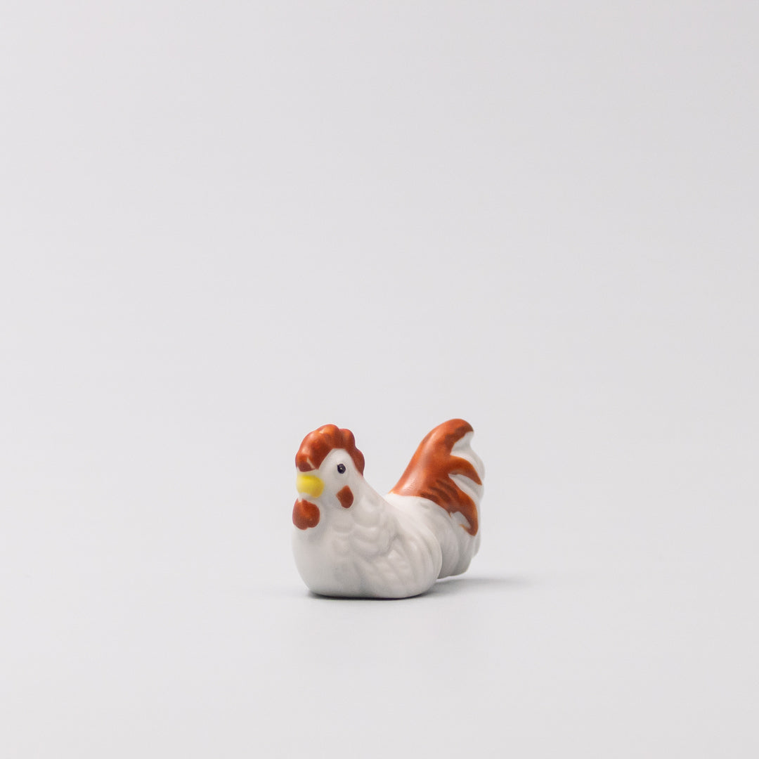 Chopstick Rest White and Red Rooster - Image 2