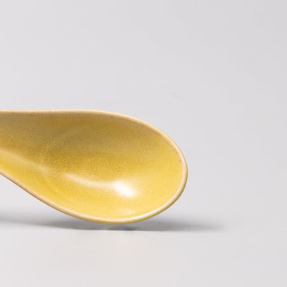Tapas Spoon 12.5cm Ochre Glaze - Image 2