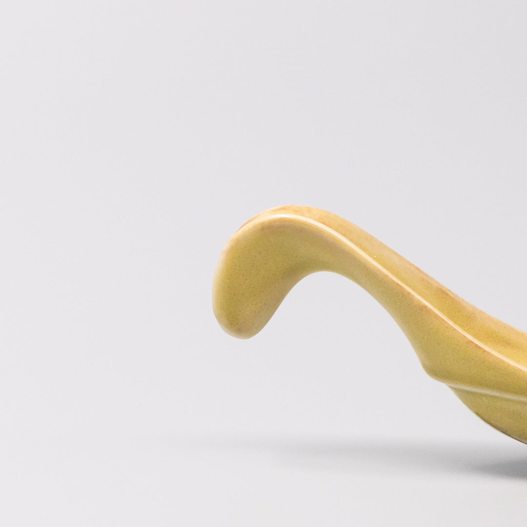 Tapas Spoon 12.5cm Ochre Glaze - Image 4