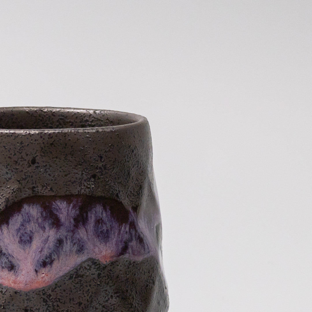 Sushi Mug 350ml Purple Red Drip On Black Design - Image 2