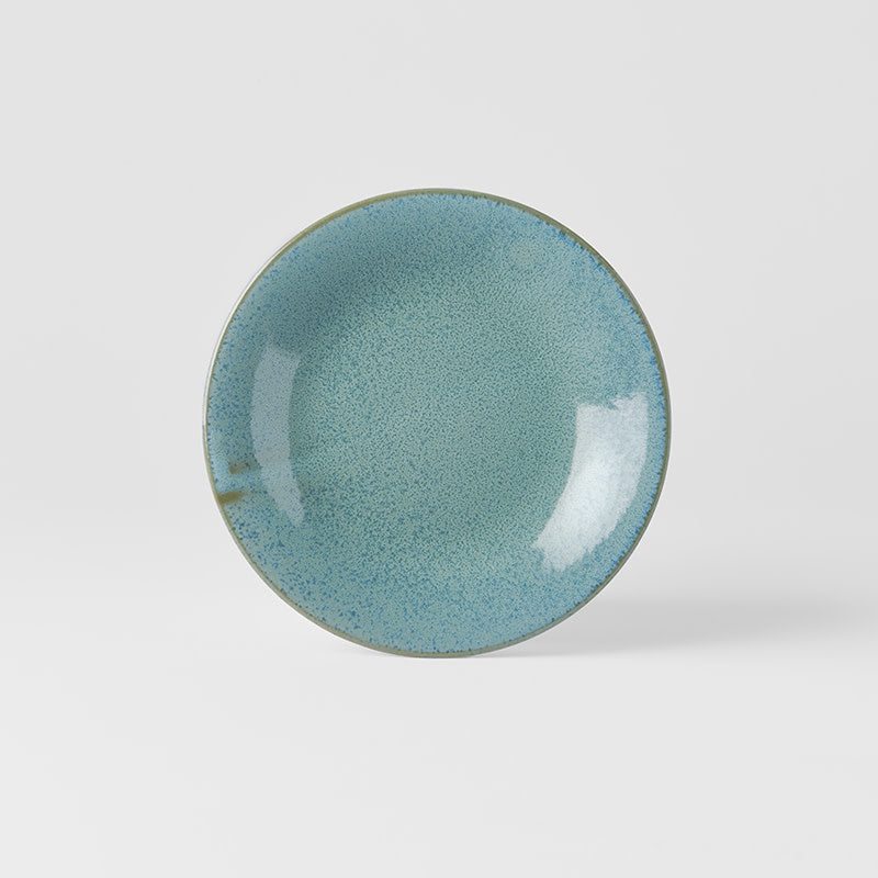 Tapas Plate 17cm Peacock Glaze - Image 4