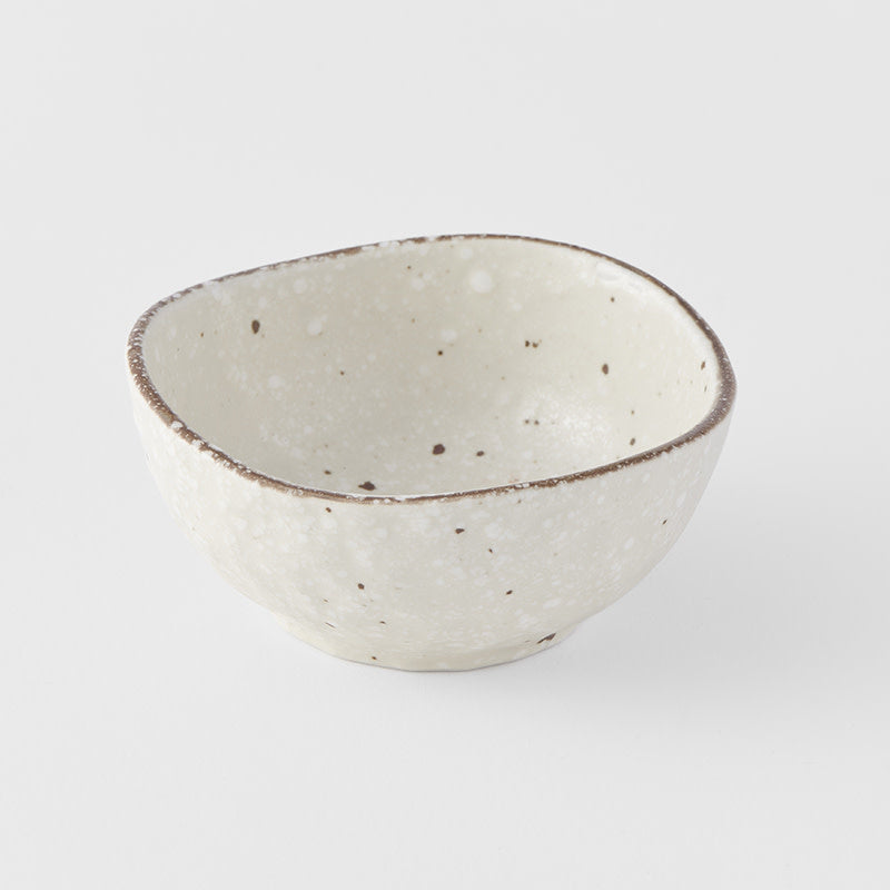 Sauce Dish Organic Shape 8.5cm Fleck Glaze - Image 3