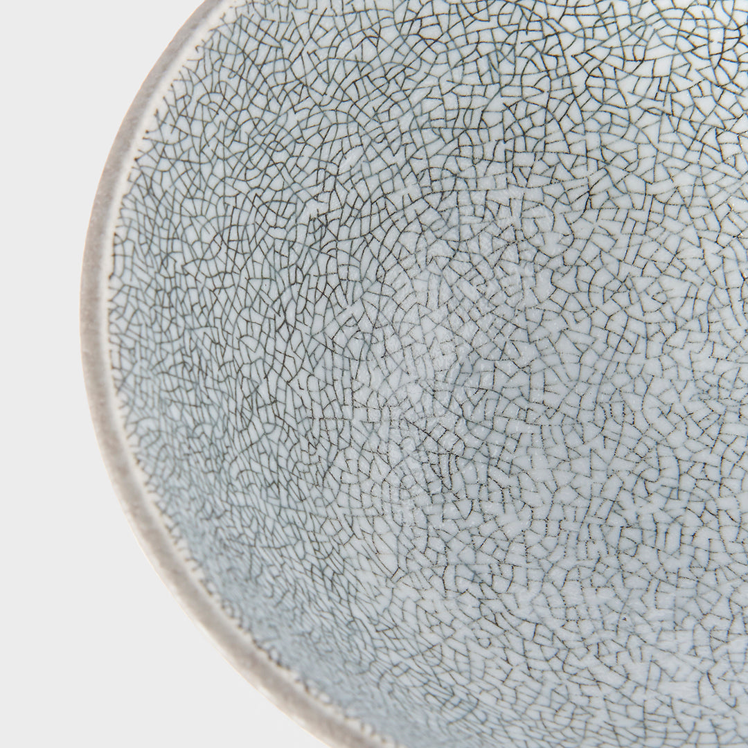 Bowl 15cm Crazed Grey Glaze - Image 3