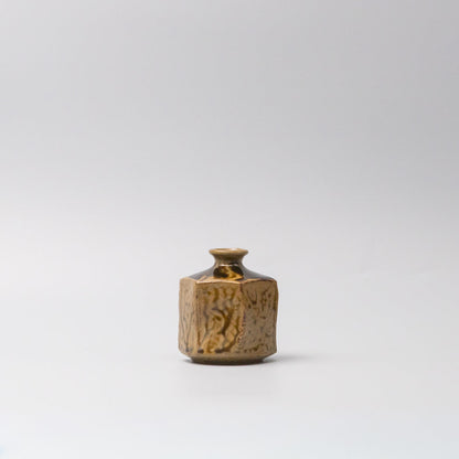 Vase Small Earth Tone Hexagon - Image 2