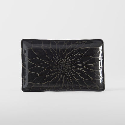 Sushi Plate 22cm Charcoal Net Design - Image 5