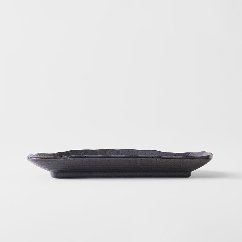 Plate D Shaped 21cm Charcoal Net Design - Image 4