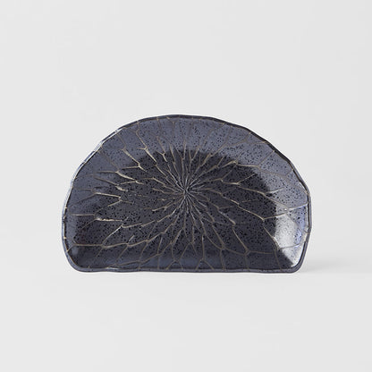 Plate D Shaped 21cm Charcoal Net Design - Image 5