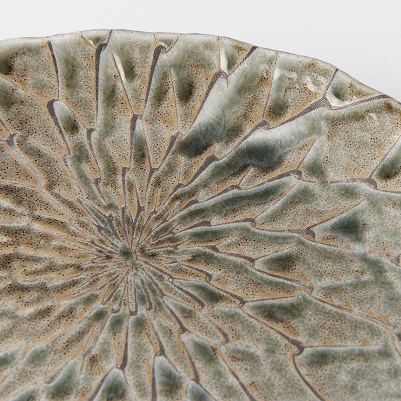 Plate D Shaped 21cm Moss Net Design - Image 3