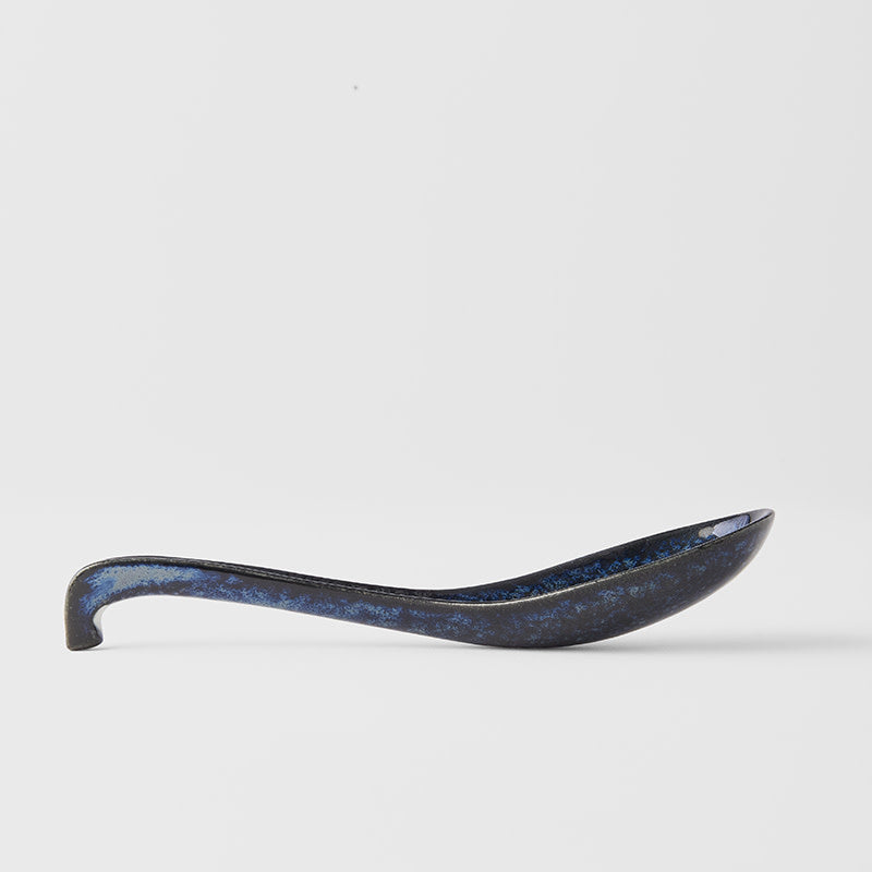 Spoon 17.5cm Kanso Indigo Blue Glaze - Image 2