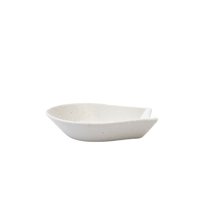 Spoon Rest Kanso Small Soft White Glaze