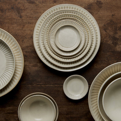 Sauce Dish 9cm Ridged Alabaster Glaze - Image 5