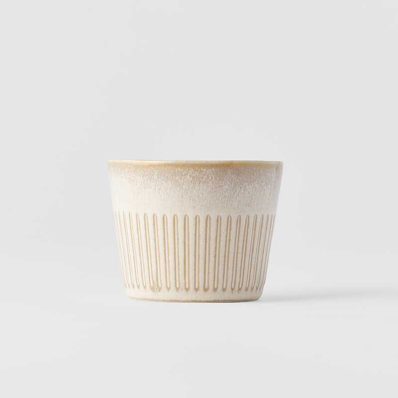 Cup Soba 175ml Ridged Alabaster Glaze - Image 3