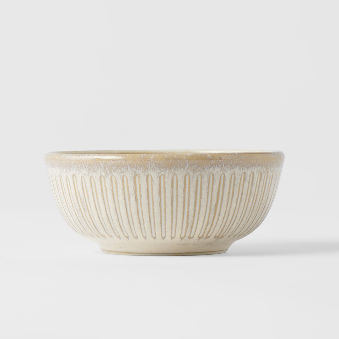 Ramekin Bowl 10cm Ridged Alabaster Glaze - Image 4