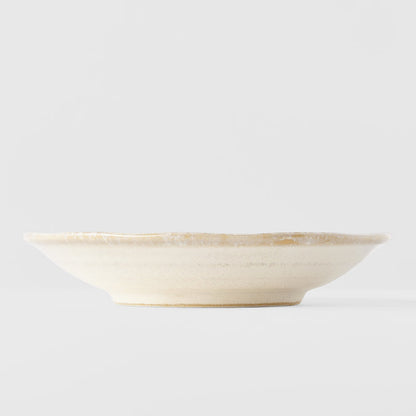 Tapas Plate 16cm Ridged Alabaster Glaze - Image 4