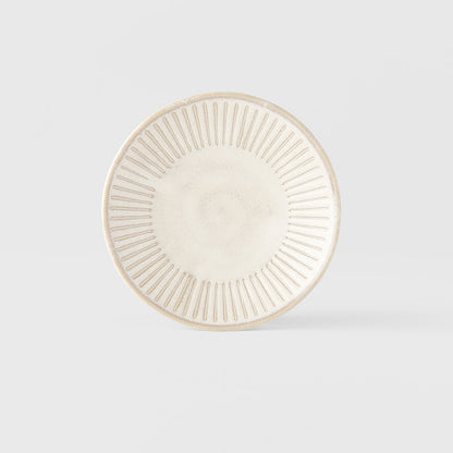 Sauce Dish Large 12cm Ridged Alabaster Glaze - Image 4