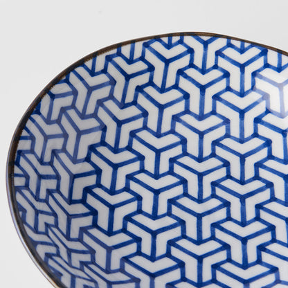 Pasta Bowl 20.5cm Herringbone Design - Image 2