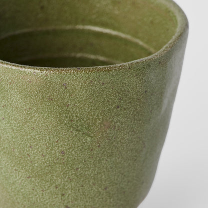 Lopsided Mug 275ml Matcha Green Glaze - Image 3