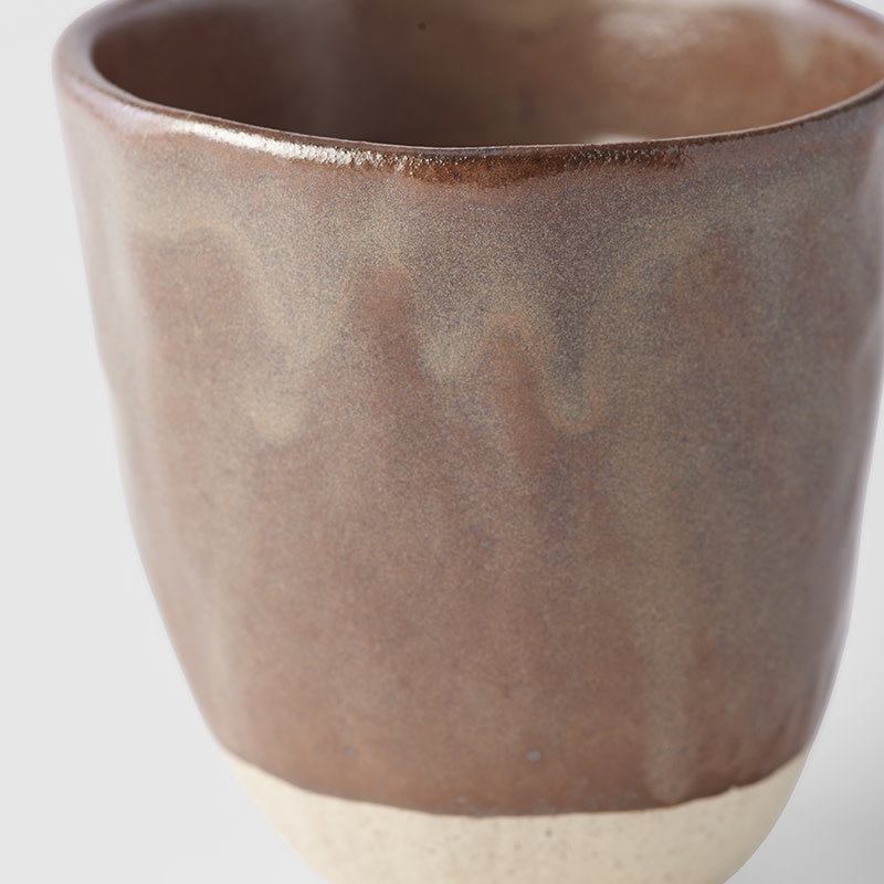 Lopsided Mug 275ml Kinoko Mushroom Grey Glaze - Image 2