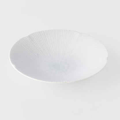 Pasta Bowl 22.5cm Ice White Glaze - Image 4
