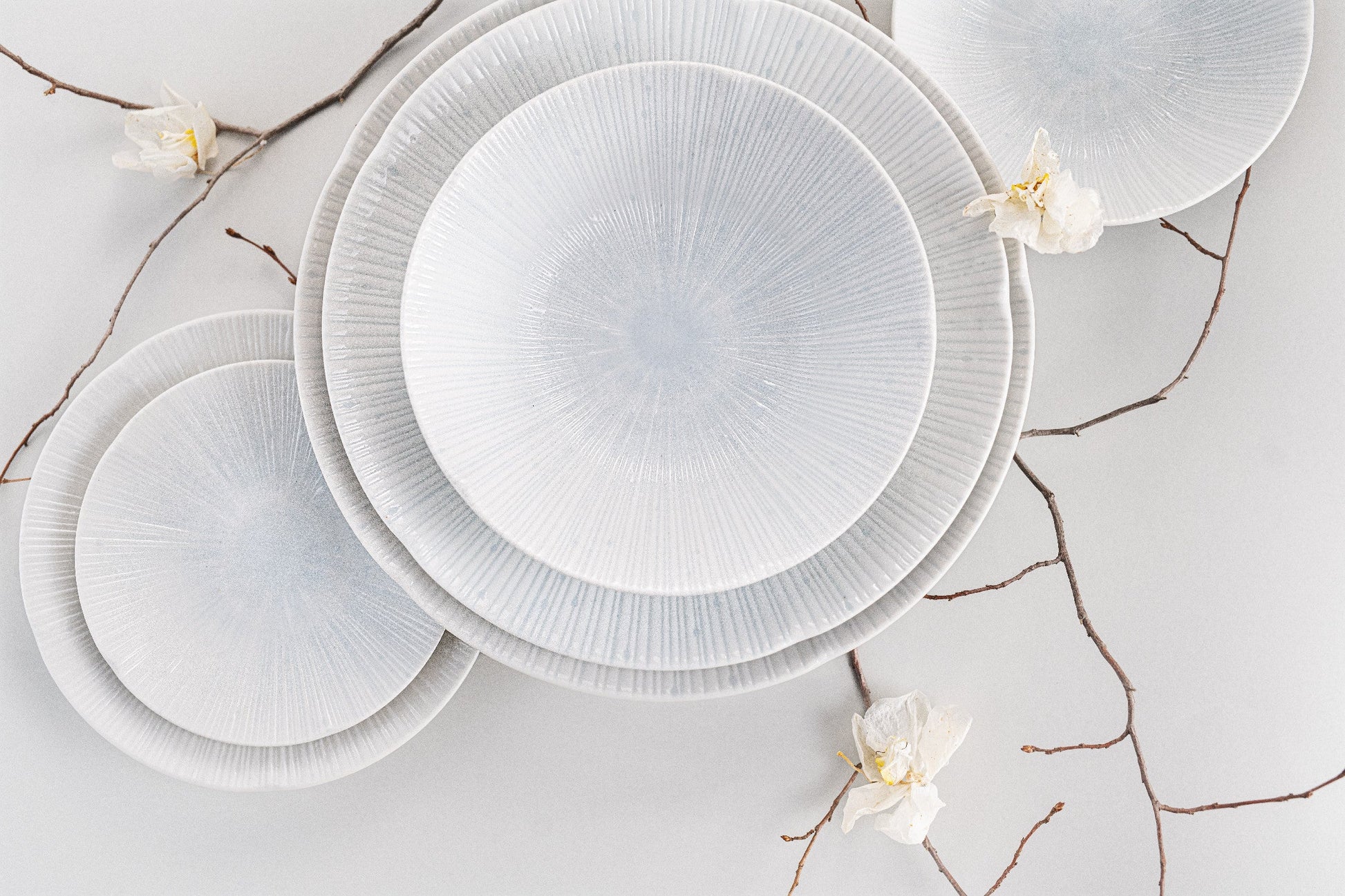 Pasta Bowl 24.5cm Ice White Glaze - Image 3