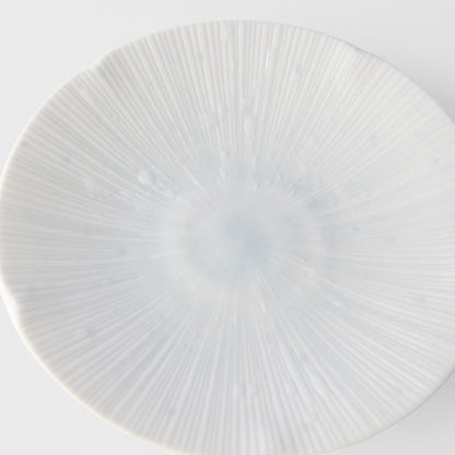 Tapas Plate 13cm Ice White Glaze - Image 3