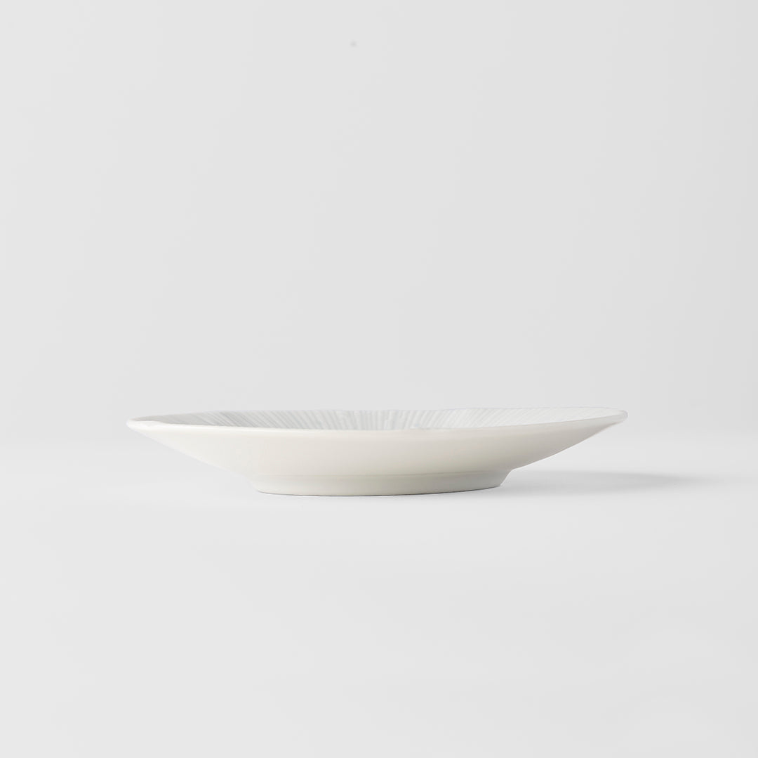 Tapas Plate 13cm Ice White Glaze - Image 4