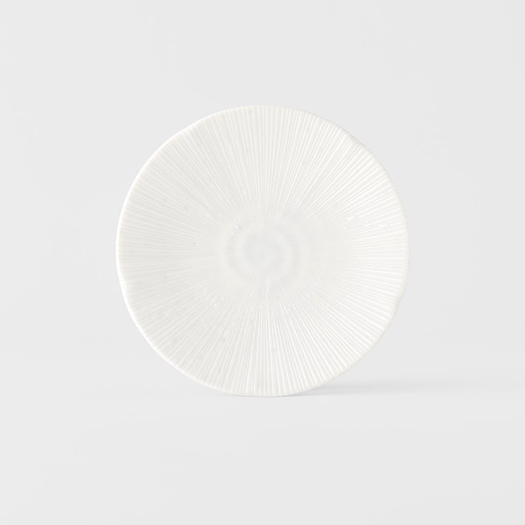 Tapas Plate 16.5cm Ice White Glaze - Image 2