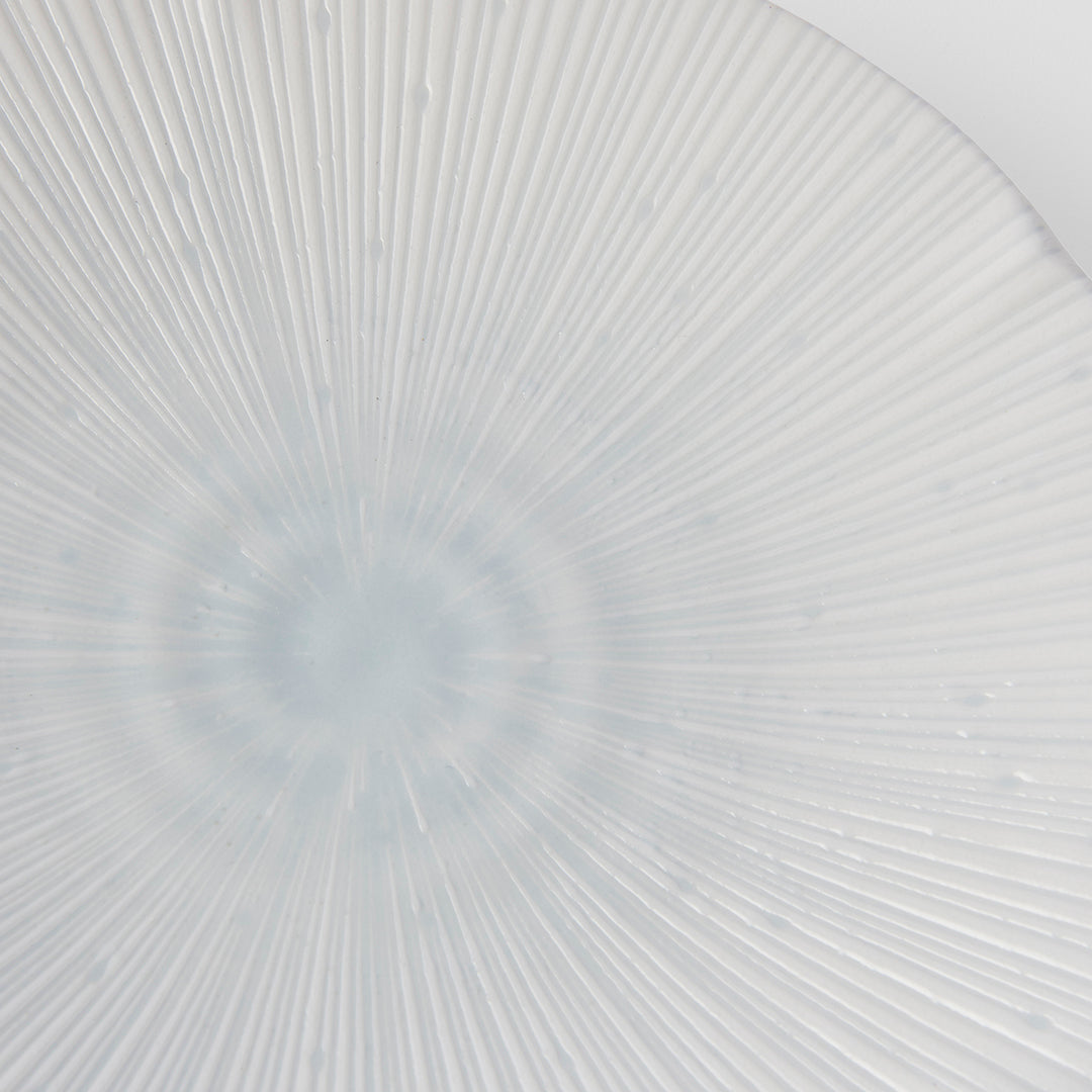 Side Plate 22cm Ice White Glaze - Image 2