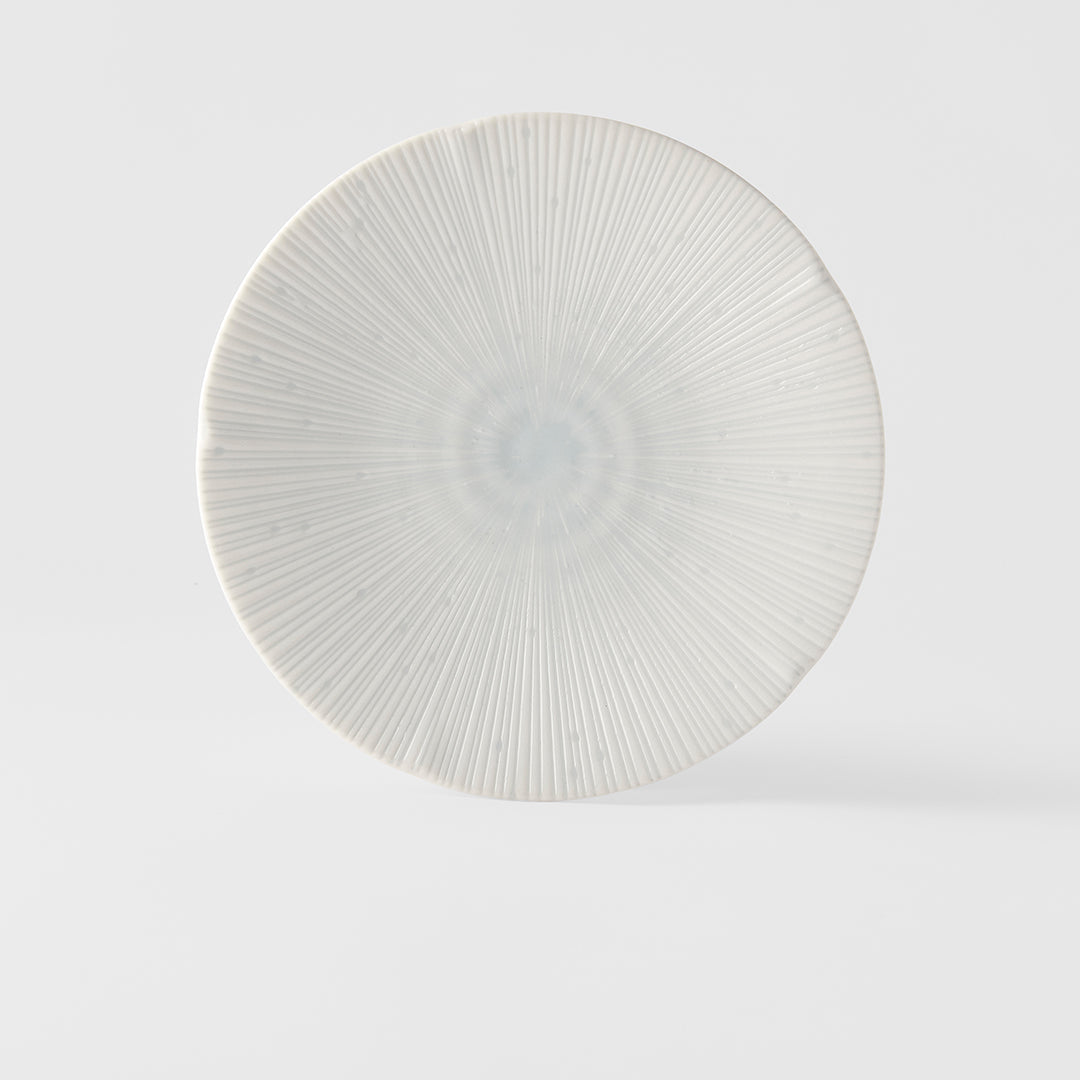 Side Plate 22cm Ice White Glaze - Image 3