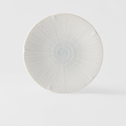 Side Plate 22cm Ice White Glaze - Image 3