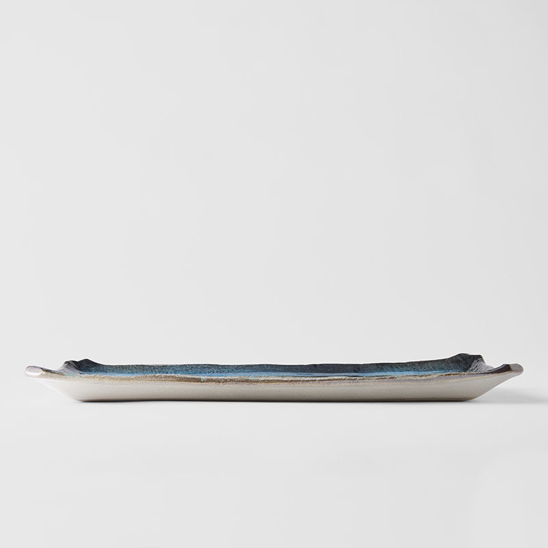Serving Platter 42cm Sky Blue Glaze - Image 3