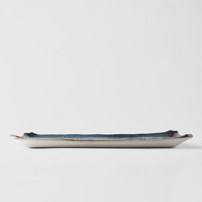 Serving Platter 42cm Sky Blue Glaze - Image 3