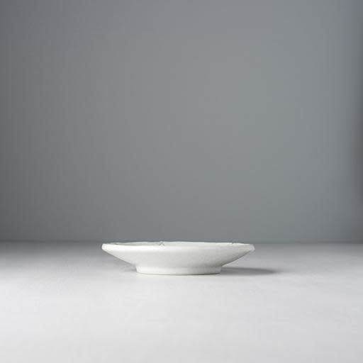Plate 13cm White Blossom Glaze - Image 3