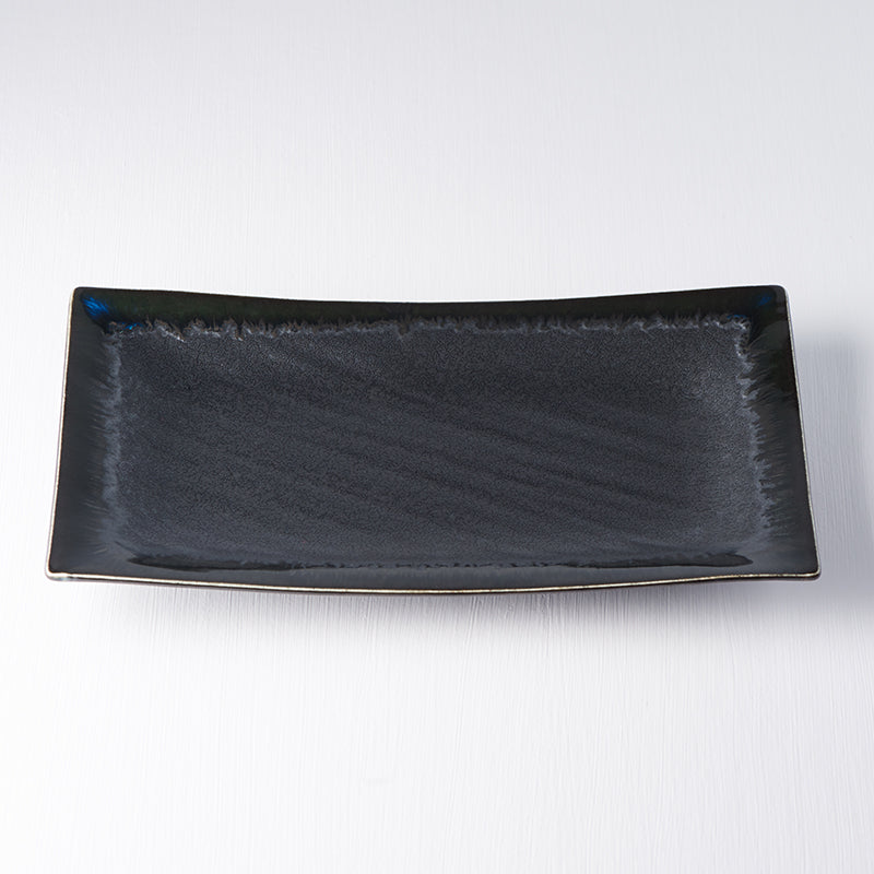 Platter Rectangular 33cm Matt and Shiny Glaze - Image 4