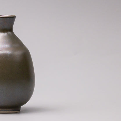 Sake Jug 8cm 275ml Olive Lustre Glaze - Image 3