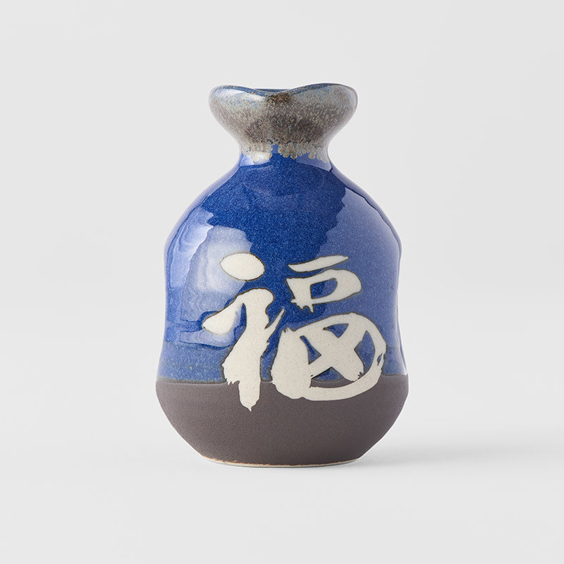 Sake Jug Indigo Blue Glaze - Image 4