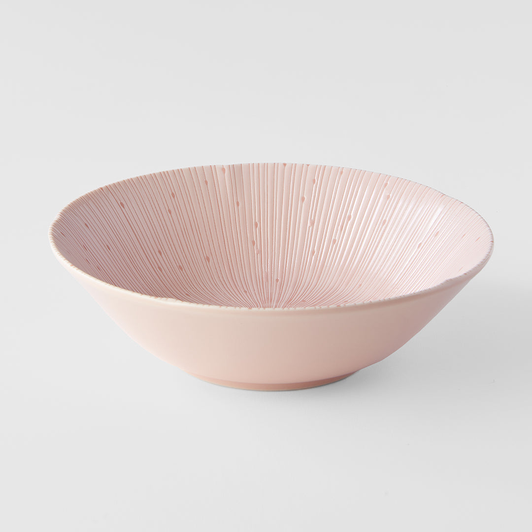 Bowl 21cm Ice Pink Glaze - Image 2